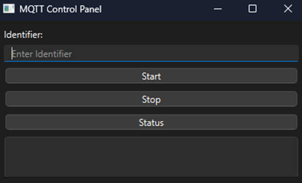 MQTT Control Panel